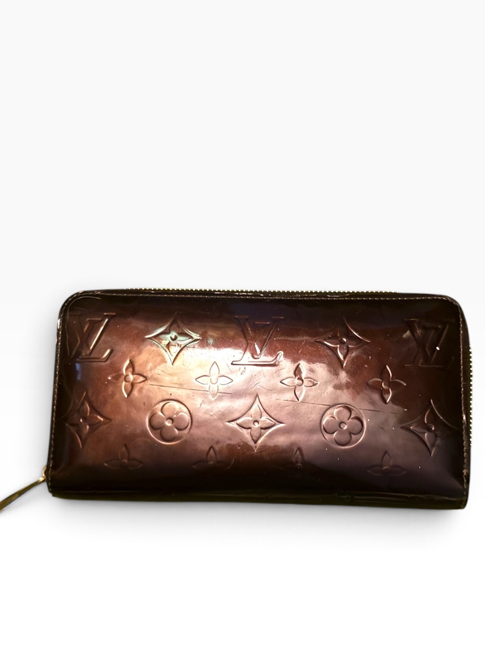 Louis Vuitton Vernis Long Zip Wallet